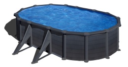 Basen ogrodowy stalowy Granada 730x375x132cm GRE