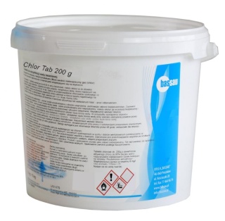 Tabletki do basenu chlorowe 200 gr 3kg Bassau