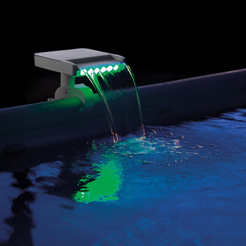 Lampa spryskiwacz kolorowy wodospad LED INTEX