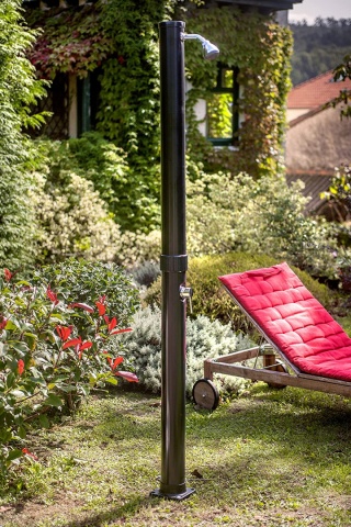 Prysznic solarny ogrodowy 20L czarny GRE