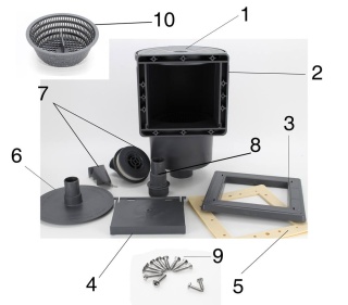 Skimmer do basenu AR100G GRE
