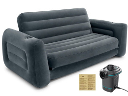 Sofa dmuchana 2 osobowa fotel rozkładany 2w1 Intex 66552
