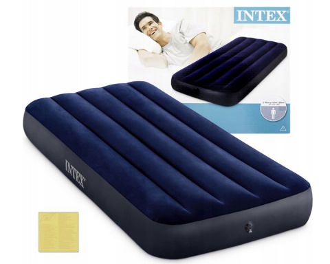 Materac welurowy 191x76x25 cm INTEX