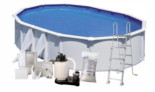 Basen ogrodowy stalowy Fidji 500x300x120cm GRE