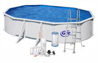 Basen ogrodowy stalowy Bora Bora 500x300cm GRE