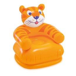 Fotel dmuchany dla dziecka Wesołe Zwierzęta 65 x 64 cm INTEX 68556 tygrys INTEX