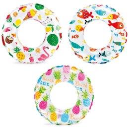 Kółko do pływania z nadrukiem średnica 61 cm INTEX 59241 rybki