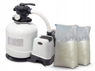 Pompa filtrująca piaskowa 12000 l/h INTEX 26652 + 50 kg