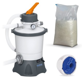 Pompa piaskowa 3596 l/h + piasek 25kg Bestway 58515