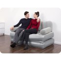 Sofa welurowa z wbudowaną pompką 188x152x64cm Bestway 75079
