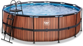 Basen ogrodowy stelażowy 427x122 cm Exit 30.22.15.10
