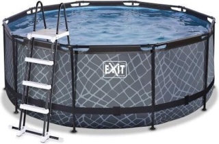 Basen ogrodowy stelażowy 488x122 cm pompa piaskowa Stone Exit 30.27.16.00