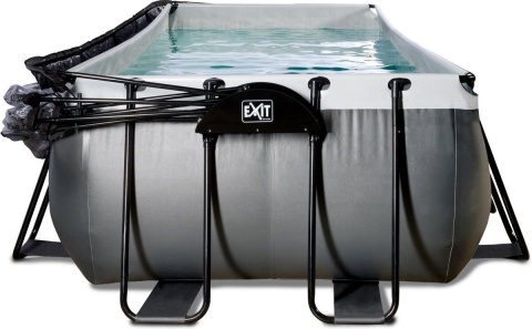 Basen ogrodowy stelażowy 540x250x100 cm kopuła, pompa piaskowa Exit 30.17.53.20