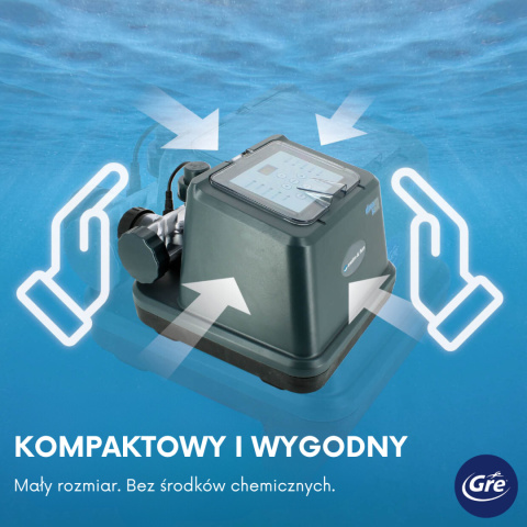 Generator chloru do małych basenów 5g/h do 25m3 GSS25