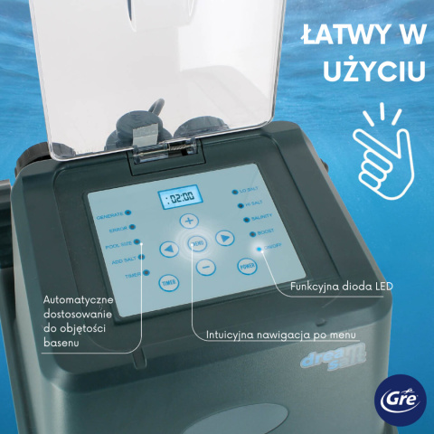 Generator chloru do małych basenów 5g/h do 25m3 GSS25