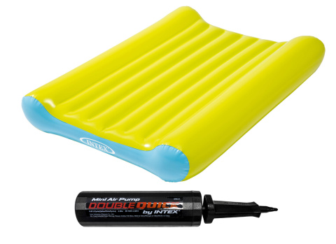 Mata do przewijania, przewijak dmuchany 79 x 58 x 13 cm + pompka INTEX 48422