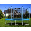 Trampolina ogrodowa 12ft/374cm z siatką wewnętrzną i drabinką