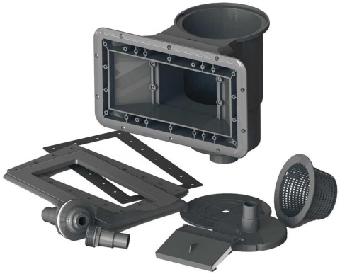 Basen ogrodowy kompozytowy 664x386x124cm GRE