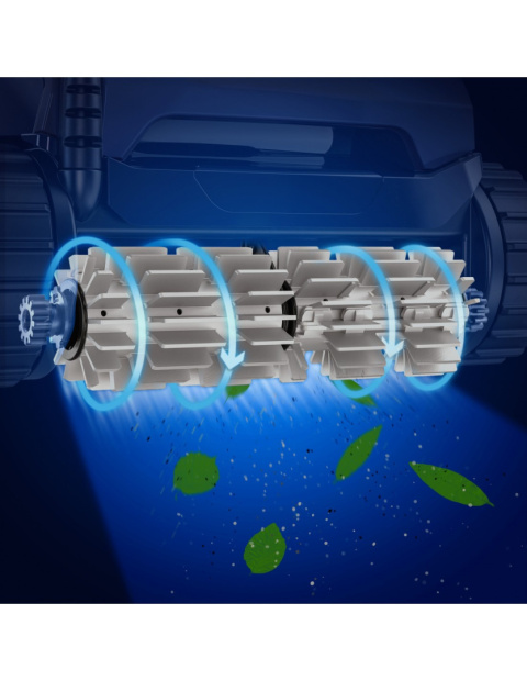 Bezprzewodowy odkurzacz basenowy ZODIAC CNX-Li 52 iQ FREEDOM czyści dno, ściany i linię wody