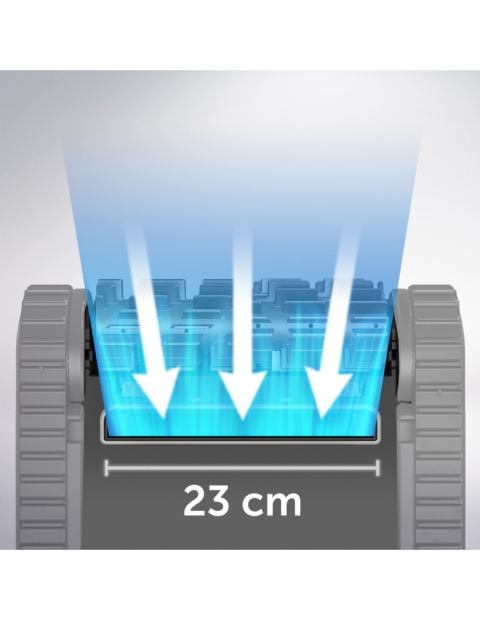 Odkurzacz basenowy ZODIAC CNX 10 czyści dno, ściany i linię wody