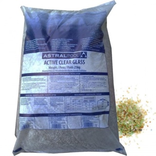 Szkło filtracyjne do basenu granulacja 0,5 - 1 mm 25kg