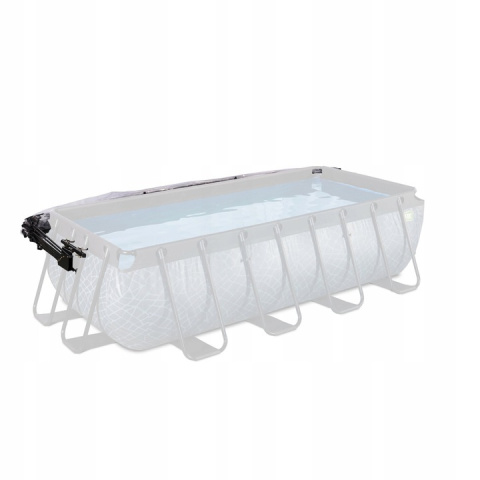 Basen ogrodowy stelażowy 400x200x100 cm kopuła, pompa ciepła Exit 30.57.42.00