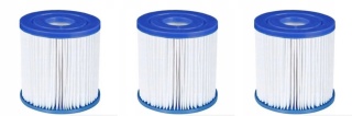 Wkład filtrujący filtr do pomp basenowych 1136l/h 3 sztuki Exit