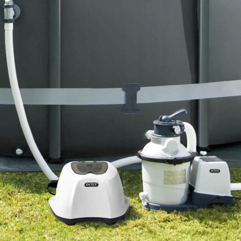 Pompa piaskowa 8m3/h z generatorem chloru i piaskiem INTEX