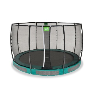 Trampolina naziemna Allure Classic ø427cm zielona Exit