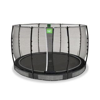 Trampolina naziemna Allure Classic ø366cm czarna Exit