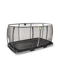 Trampolina naziemna Allure Premium 244x427cm czarna Exit Trampolina naziemna Allure Premium 244x427cm czarna Exit