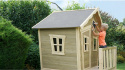 Domek drewniany dla dzieci ze zjeżdżalnią Crooky 300 Exit