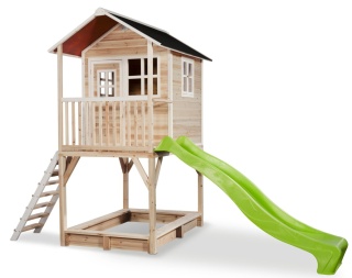 Domek drewniany dla dzieci ze zjeżdżalnią Loft 700 Exit