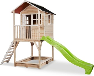Domek drewniany dla dzieci ze zjeżdżalnią Loft 700 Exit