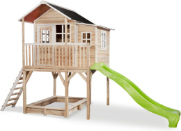 Domek drewniany dla dzieci ze zjeżdżalnią Loft 750 Exit