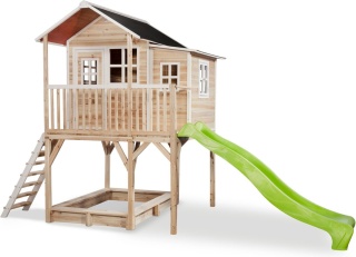 Domek drewniany dla dzieci ze zjeżdżalnią Loft 750 Exit