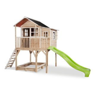 Domek drewniany dla dzieci ze zjeżdżalnią Loft 750 Exit