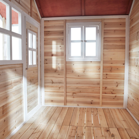 Domek drewniany dla dzieci ze zjeżdżalnią Loft 750 Exit