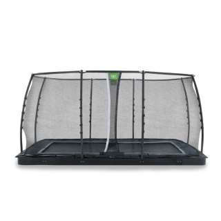 Trampolina naziemna Dynamic ø244x427cm z siatką zabezpieczającą Exit