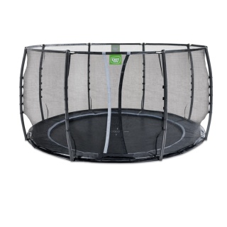 Trampolina naziemna Dynamic ø427cm z siatką zabezpieczającą Exit
