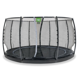 Trampolina naziemna Dynamic ø427cm z siatką zabezpieczającą Exit