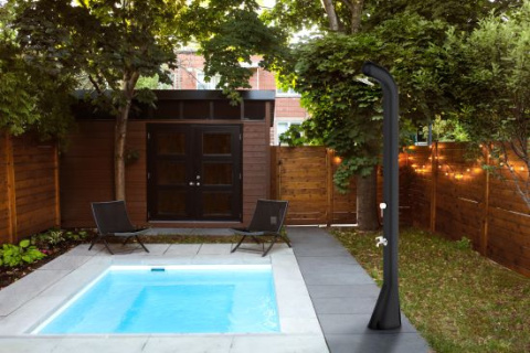 Prysznic ogrodowy basenowy solarny 25 L Lively Astralpool