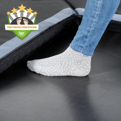 Trampolina naziemna Dynamic ø275x458cm z siatką zabezpieczającą Exit Trampolina naziemna Dynamic ø275x458cm z siatką zabezpieczającą Exit