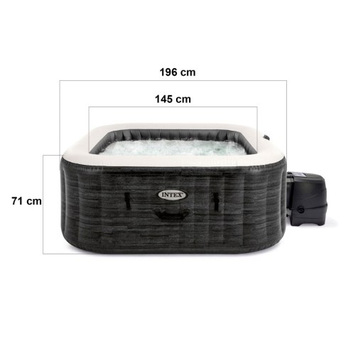 Dmuchane SPA z hydromasażem 6 osobowe INTEX 28452 Hydromasaż 28452NP LED APLIKACJA
