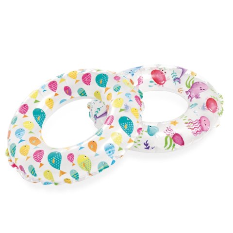 Koło do pływania kolorowe rybki 61 cm INTEX 59241