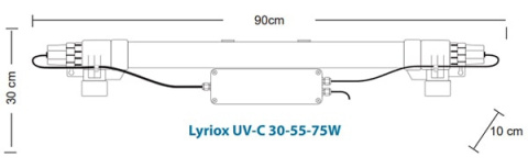 Lampa UV do basenu 75m3 UV-C 75W LYRIOX ASTRAL POOL
