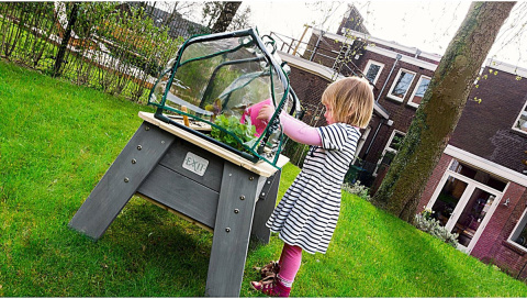 Stół dla ogrodnika ze szklarnią rozmiar L Aksent Exit