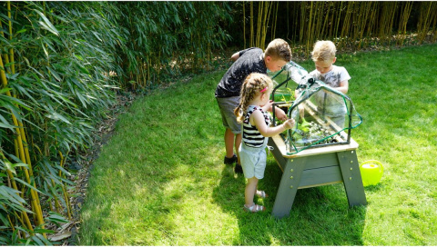 Stół dla ogrodnika ze szklarnią rozmiar L Aksent Exit