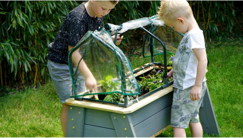 Stół dla ogrodnika ze szklarnią rozmiar L Aksent Exit