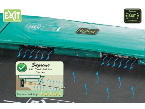 Trampolina naziemna sportowa Dynamic 305x519 Exit